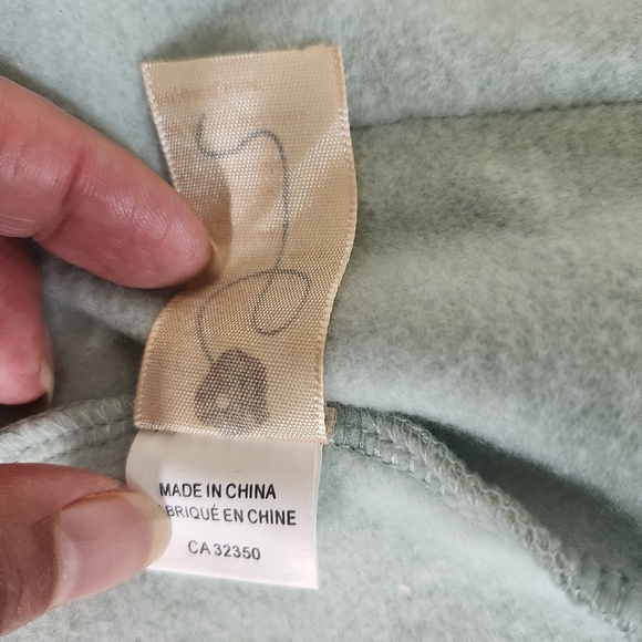 Enjoi skateboarding panda Patch Zip Up Light Green hoodie Cotton sz small Y2K - Picture 11 of 14